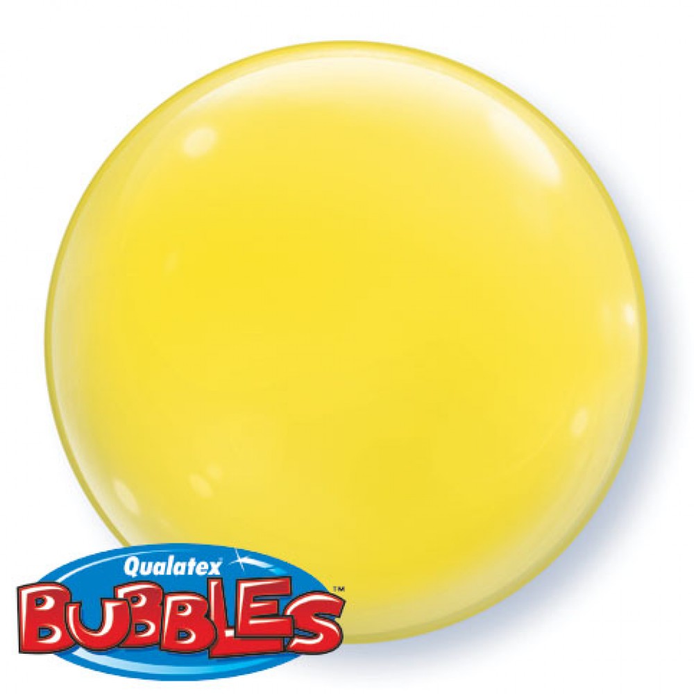 Bubble Solid Colour Yellow /4 τεμ