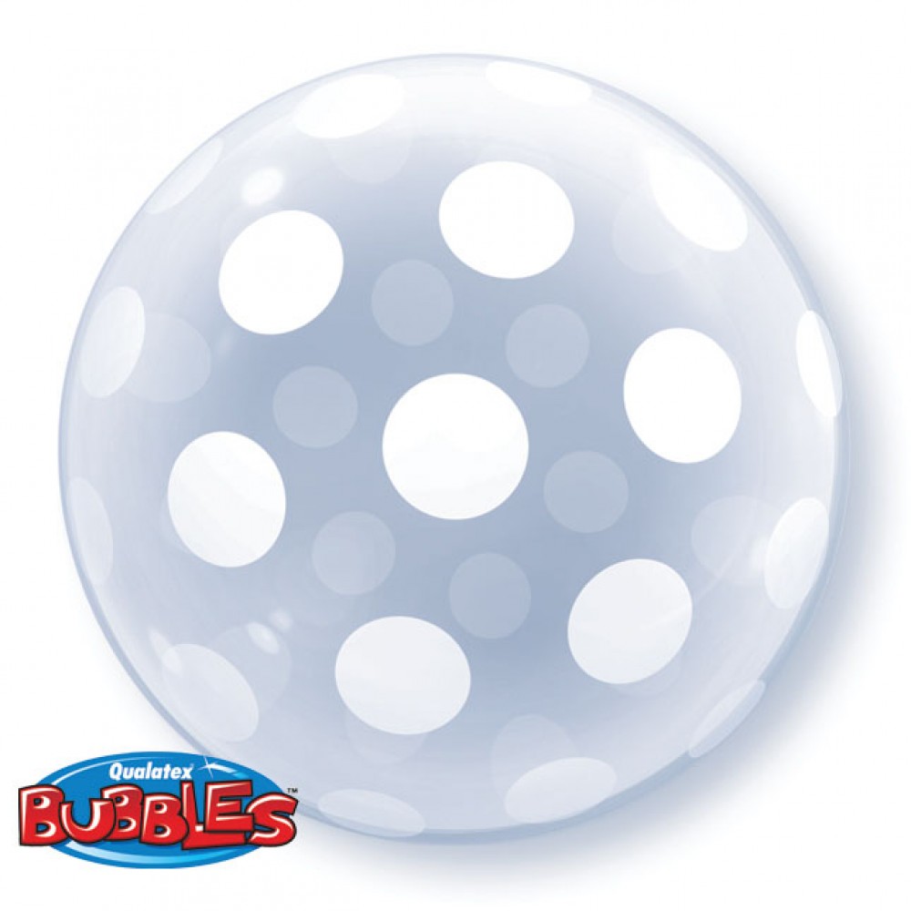 Deco Bubble 20 Inches Big Polka Dots -A - Round