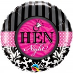 Μπαλόνι Φοιλ 18 Hen Night Damask & Stripes