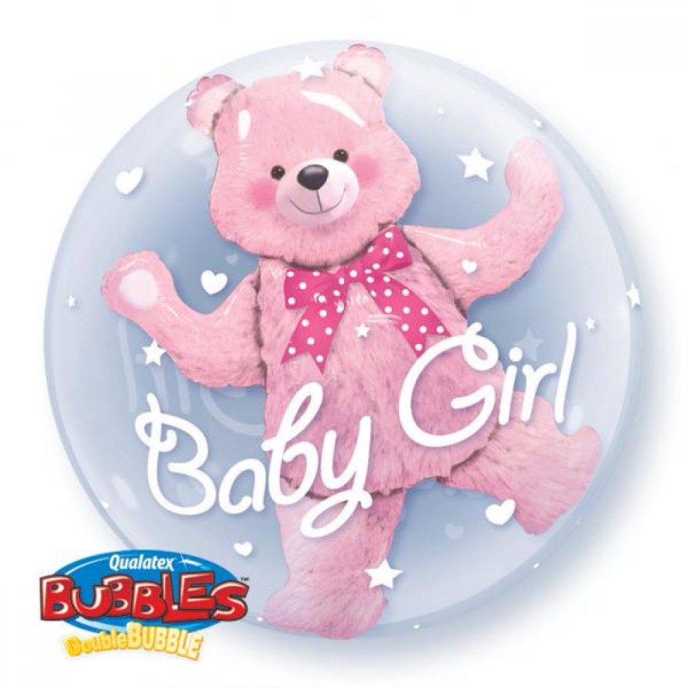 Bubble Διπλό Baby Pink Bear