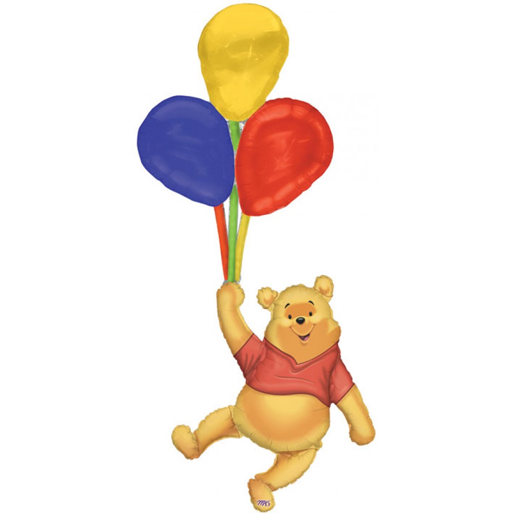 Airwalker Pooh With Balloons