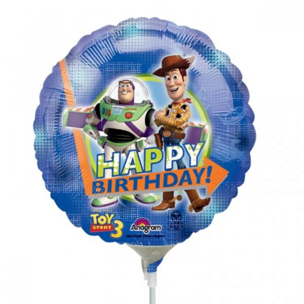 9 Στρογγυλό Toy Story Happy Birthday