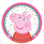 Πιάτα Χαρτ. γλυκού 18 εκ Peppa Pig / 8 τεμ