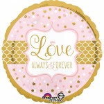 Μπαλόνι Φοιλ Στρογγυλό Jumbo 28 Love Always & Forever