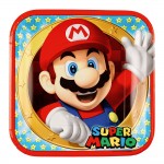 Πιάτα χαρτ. φαγητού 23εκ Super Mario / 8τεμ