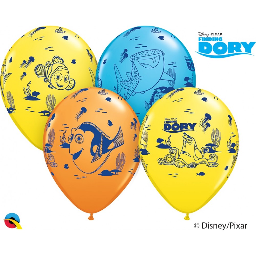 Μπαλόνια Λάτεξ 12 Disney•Pixar Dory & Friends Assortment / 6τεμ