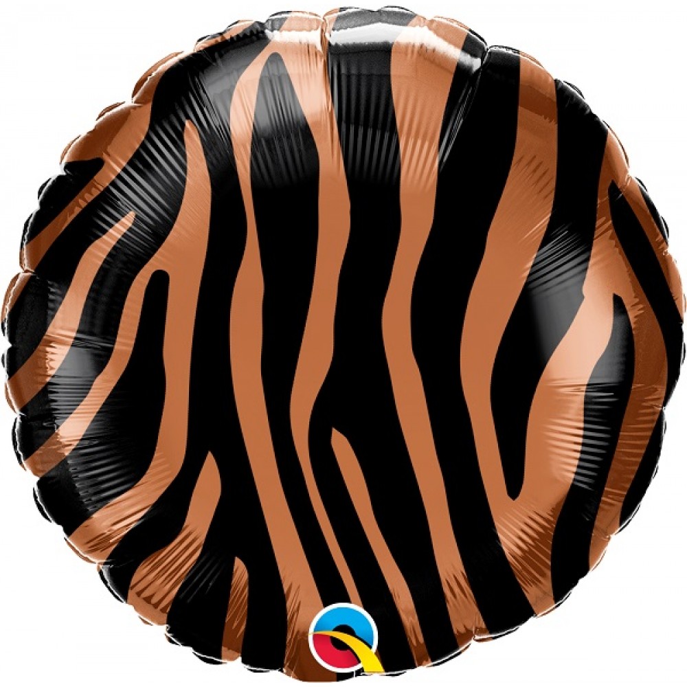 Μπαλόνι Φοιλ 18 Tiger Stripes Pattern / 46 εκ  Safari Animalier - Animal Print