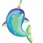 Μπαλόνι Φοιλ Supershape Happy Narwhal 73 x 99 εκ