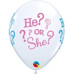 Μπαλόνια Λάτεξ 11 Gender Reveal He or She ? / 6 τεμ