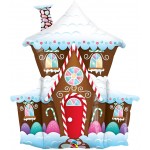 Μπαλόνι Φοιλ Σχήμα 37 Decorated Gingerbread House