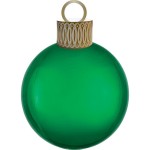 Μπαλόνι Φοιλ Orbz XL Ornament Green / 38εκ x 50εκ - Χριστουγεννιάτικη μπάλα