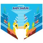 Προσκλήσεις με Φακέλους Baby Shark 12.5 x 8.6 εκ  / 8 τεμ