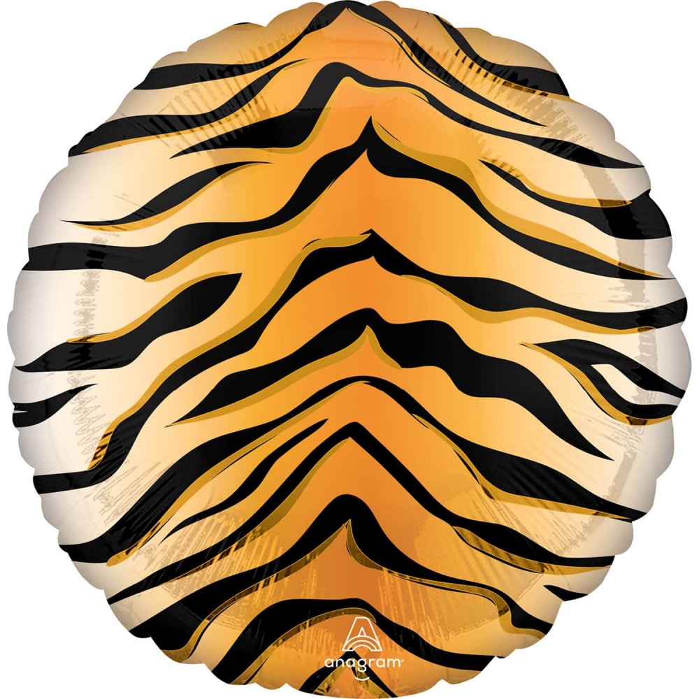 Μπαλόνι Φοιλ 18 Tiger Print Animalz / 46 εκ Τίγρη  Animalier - Animal Print