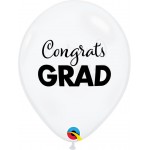 Μπαλόνια Λάτεξ 11 Simply Congrats Grad Διαφάνο/25 τεμ