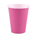 Ποτήρια χαρτ. 250ml Bright Pink /8 τεμ - Φούξια