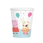 Ποτήρια χαρτ. 250ml Peppa Pig / 8 τεμ