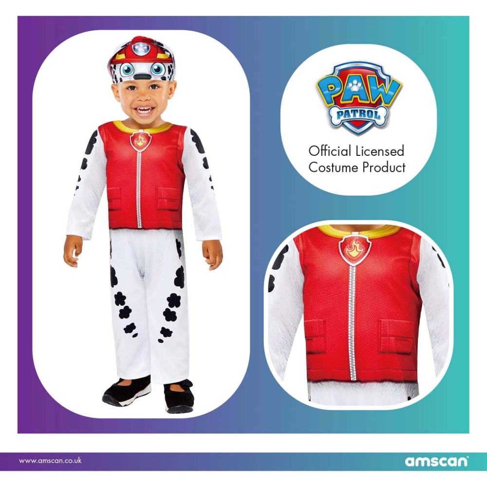 Στολή Paw Patrol Marshall Costume 2/3 Ετών