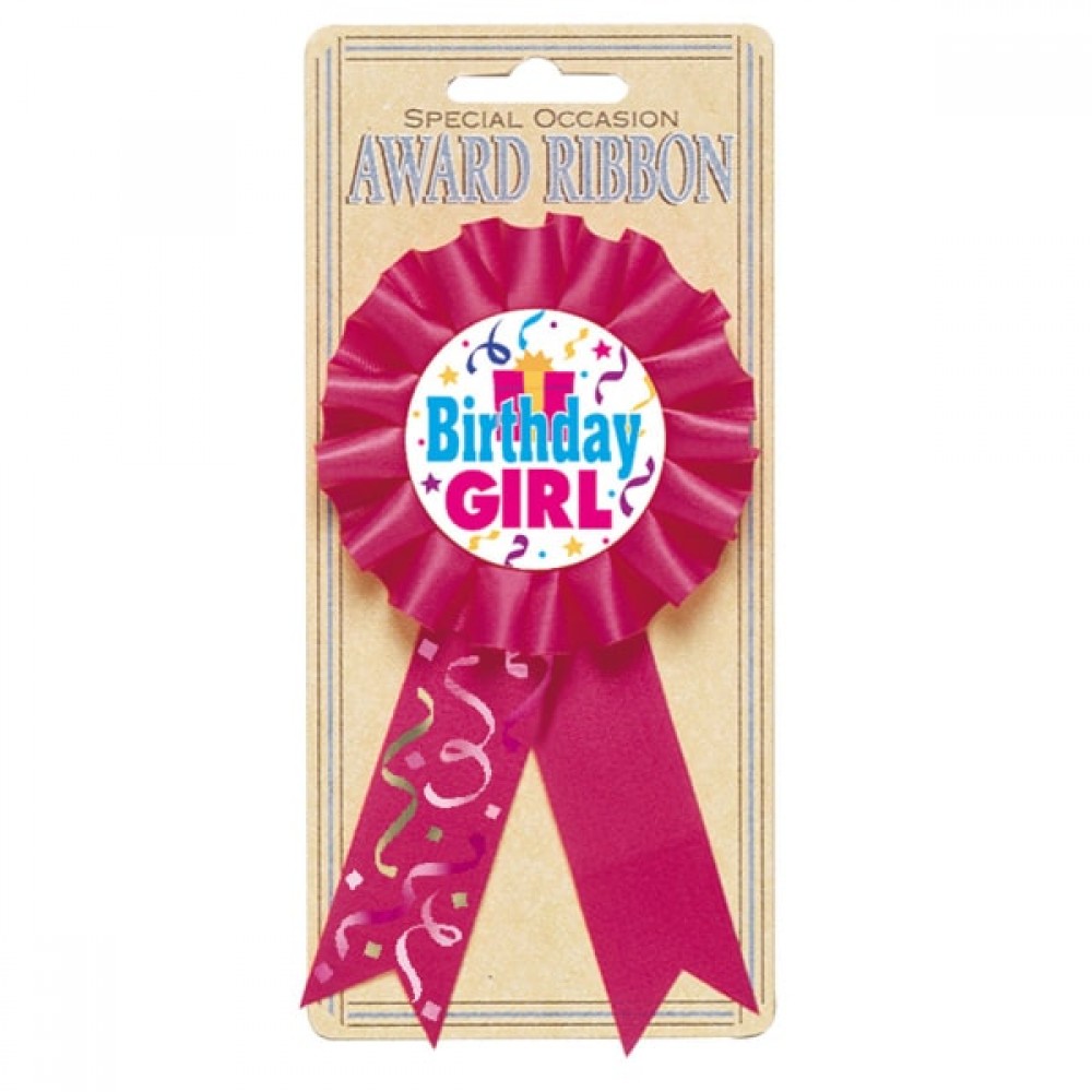 Κονκάρδα Birthday Girl Fabric /  8.1 x 15.2 εκ