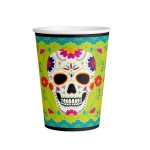 Ποτήρια χαρτ. 250ml Day of the Dead  /8 τεμ