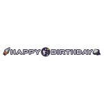 Γιρλάντα Γράμματα Happy Birthday Space Party 192 x 12 εκ - Διάστημα