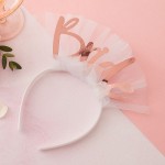 Τιάρα με τούλι Bride To Be Hen Party