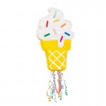 Ice Cream Cone Shaped Drum Pinata/Πινάτα  παγωτό χωνάκι