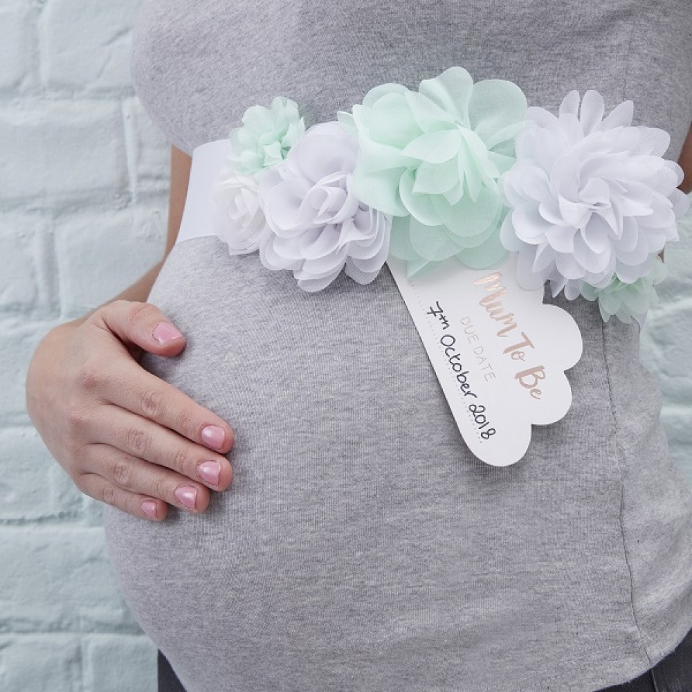 Κορδέλα Hello World Baby Shower Mummy To Be