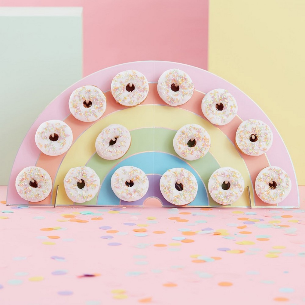 Στάντ για donuts Rainbow pastel/Ουράνιο τόξο