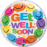 Bubble Μονό 22 Get Well Soon Smile Faces / 56 εκ