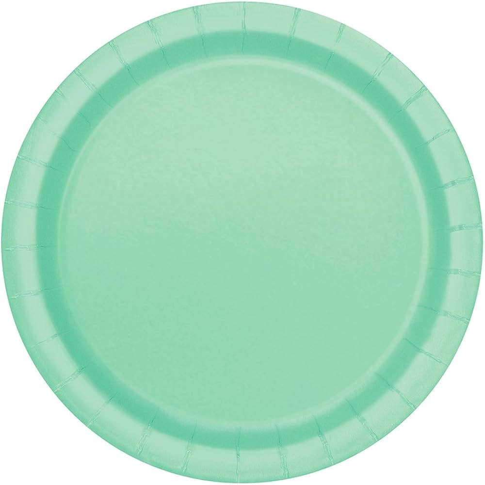 Πιάτα Χάρτινα 23εκ Μέντα Mint Green / 16 τεμ