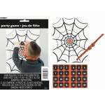 Pin the Spider on the Web Party Game for 24