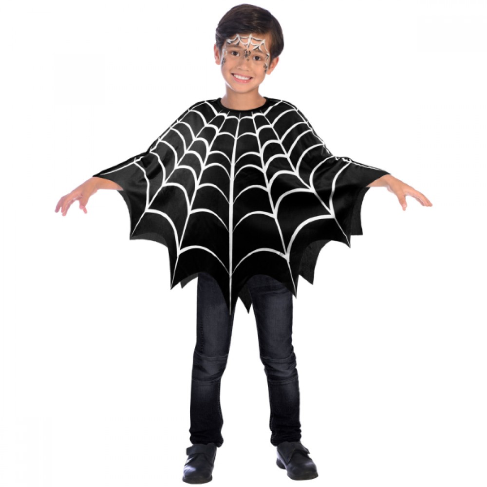 Πόντσο Ιστός Αράχνης Spiderweb Poncho