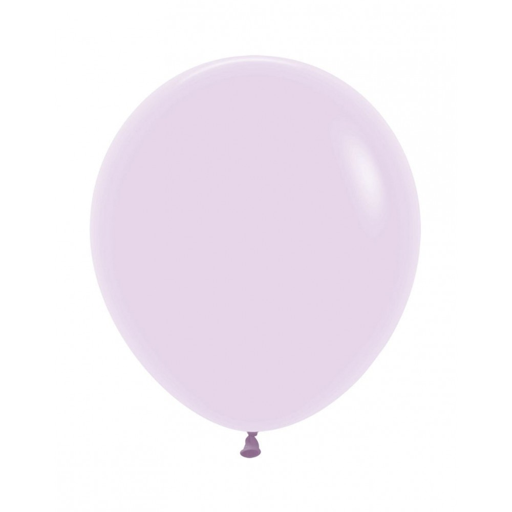 Μπαλόνια Λάτεξ 18 Λιλά Παστέλ / 25 τεμ - Pastel Matte Lilac