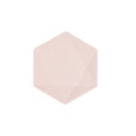 Πιάτα εξάγωνα Vert Decor Pink 15.8 x 13.7 εκ - Ροζ Παστέλ / 6 τεμ