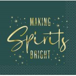 Χαρτοπετσέτες Γλυκού  Making Spirits Bright /  20 τεμ.