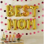 Χρυσά μπαλόνια BEST MOM (7 τεμ)