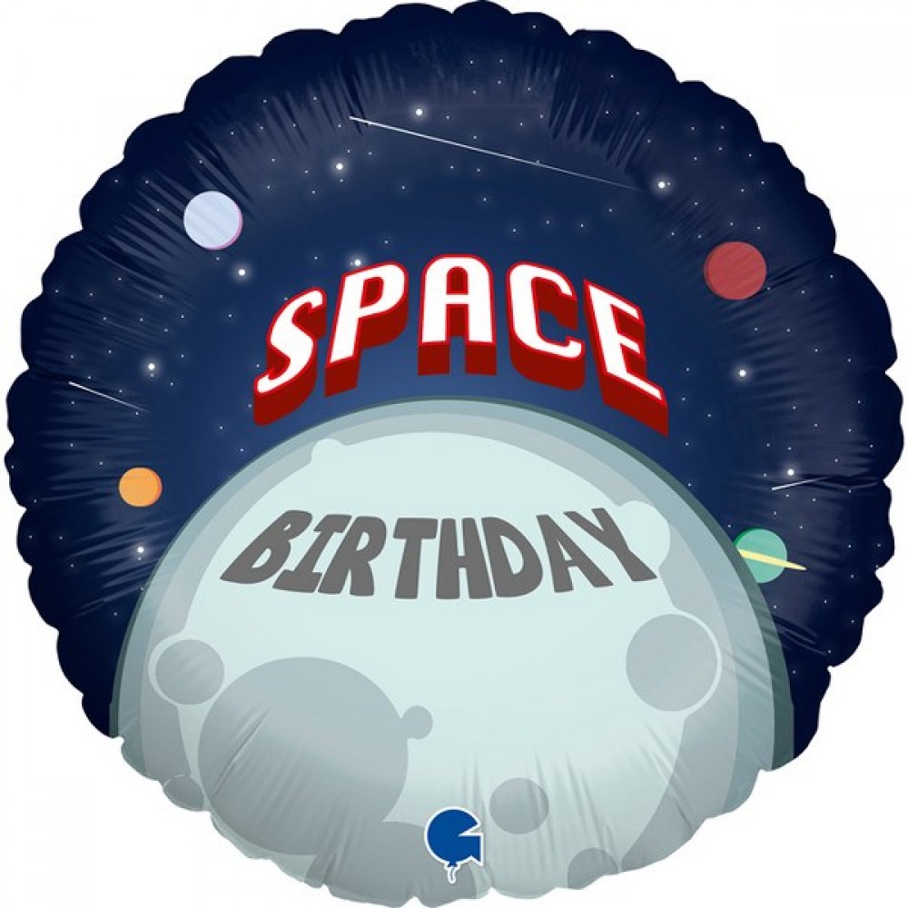 18" Μπαλόνι Space Birthday