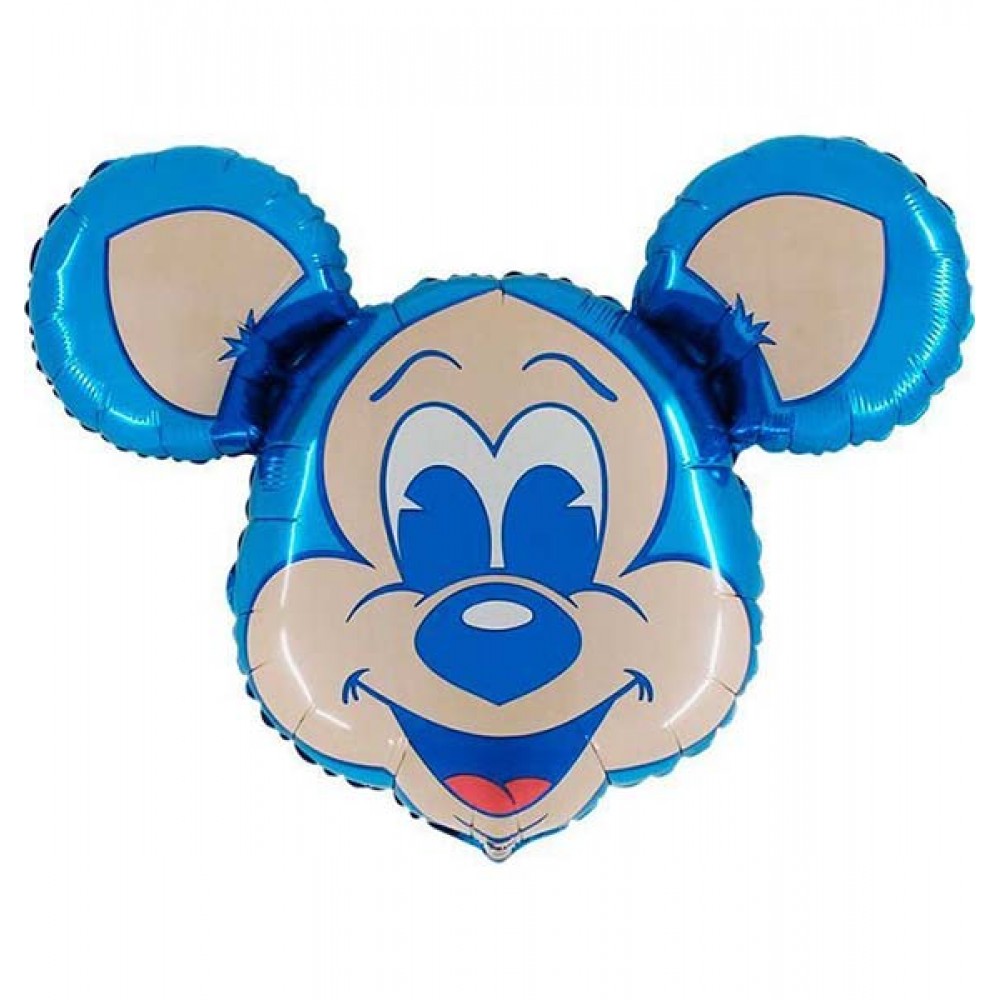 35" Μπαλόνι Φάτσα Mickey Mouse μπλε