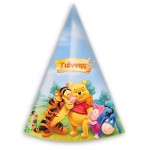 Καπελάκια πάρτυ Winnie the Pooh (4 τεμ)