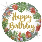 18" Μπαλόνι Tropical Birthday