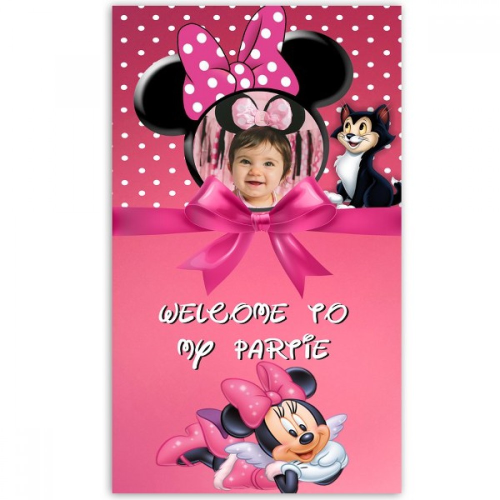 Μεγάλη Αφίσα με φωτογραφία Minnie Mouse 1,30m