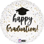 18" Μπαλόνι αποφοίτησης σατέν Graduation Confetti