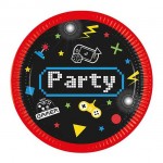 Πιάτα γλυκού Gaming Party (8 τεμ)