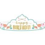 Τιάρες Boho Birthday Girl (8 τεμ)