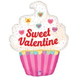 32'' Μπαλόνι Valentine Cupcake