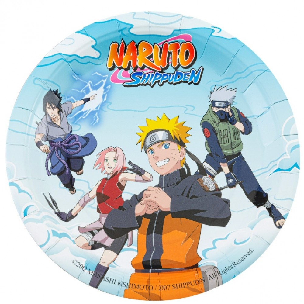 Πιάτα πάρτυ Naruto (8 τεμ)