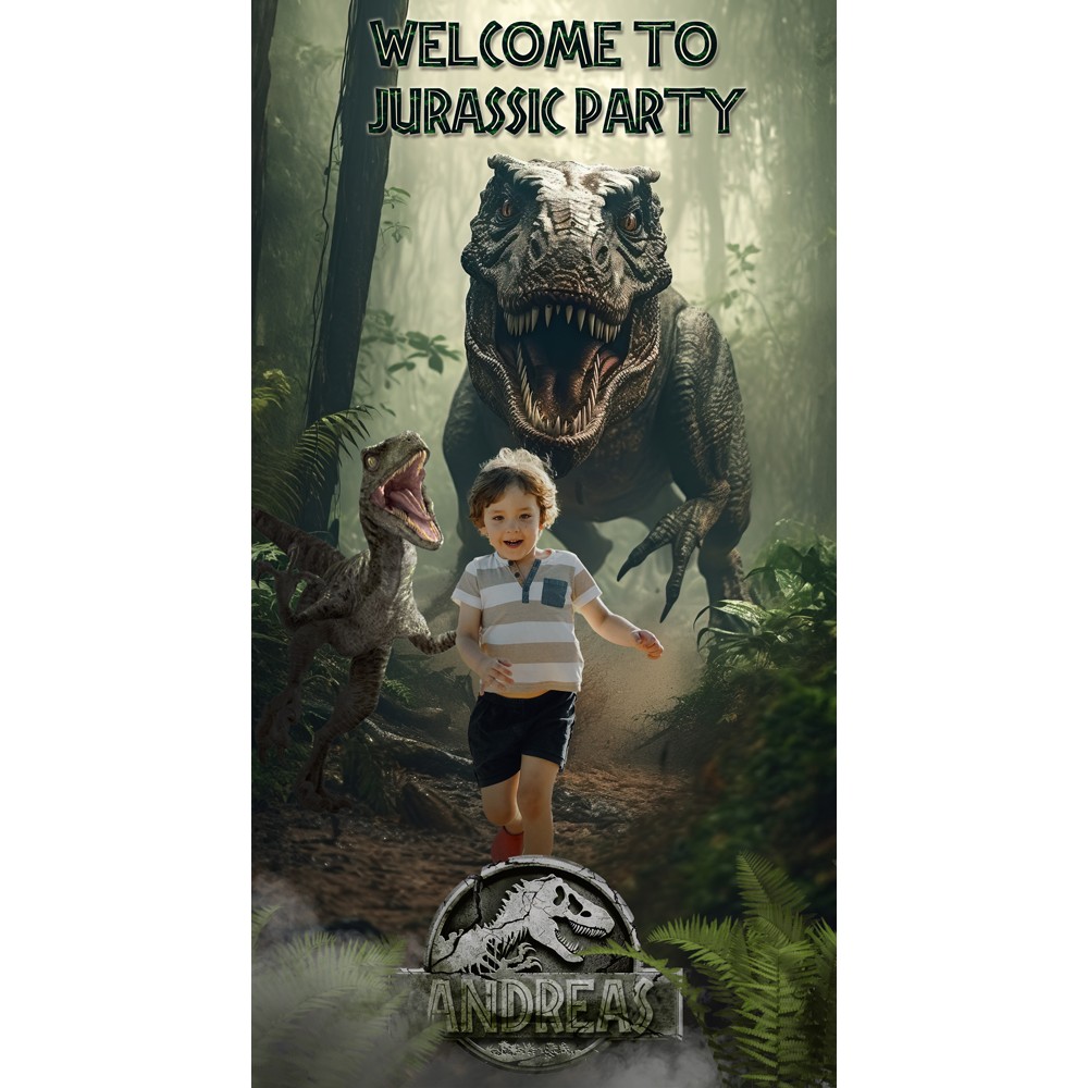 Αφίσα πάρτυ Jurassic World