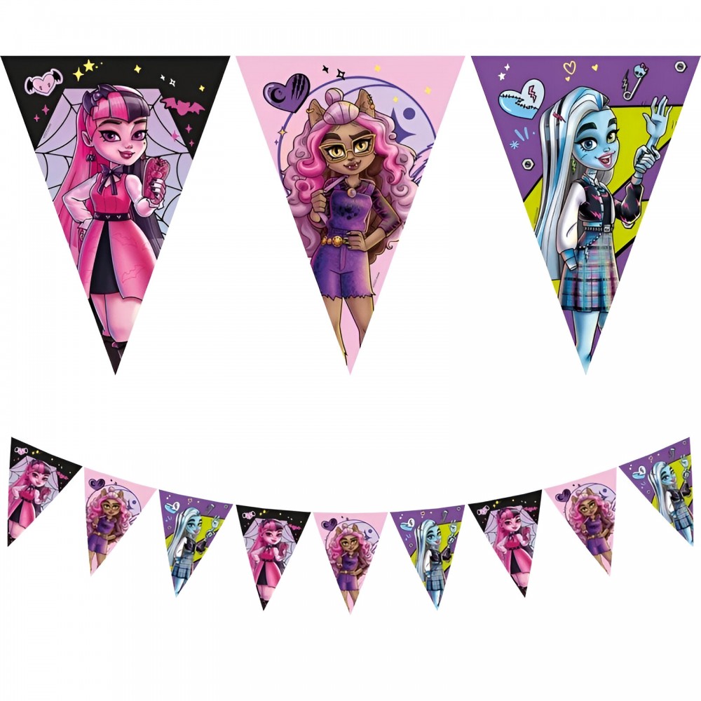 Τριγωνικά Σημαιάκια Monster High 230cm