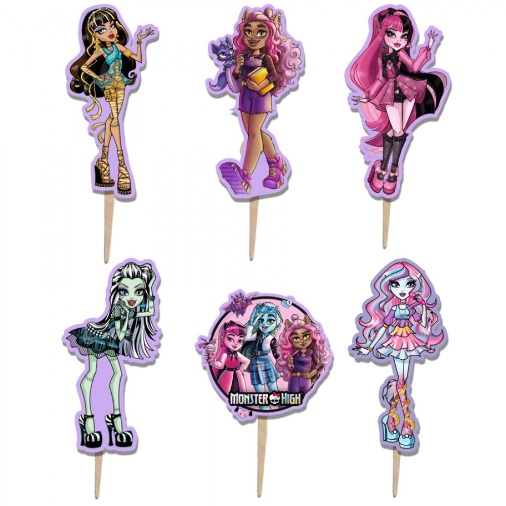 Οδοντογλυφίδες Monster High (6 τεμ)